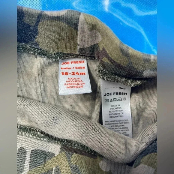 🐣4 for $20🥚 Joe Fresh - Toddlers Camo Bus Pants - Size 18-24 Months - Picture 2 of 2